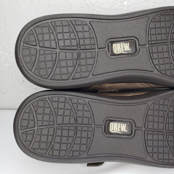 Drew Shoes Womens Size 9 T-Strap Mary Jane Tan Leather Orthopedic Comfort Shoes - Picture 12 of 13